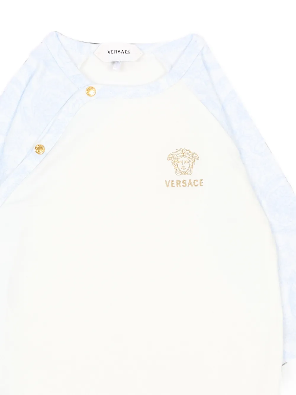 Versace Kids Pyjama met logoprint Wit