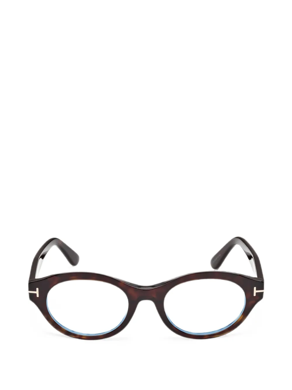 TOM FORD Eyewear tortoiseshell-effect cat-eye glasses - Marrone