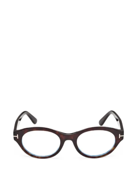 TOM FORD Eyewear tortoiseshell-effect cat-eye glasses