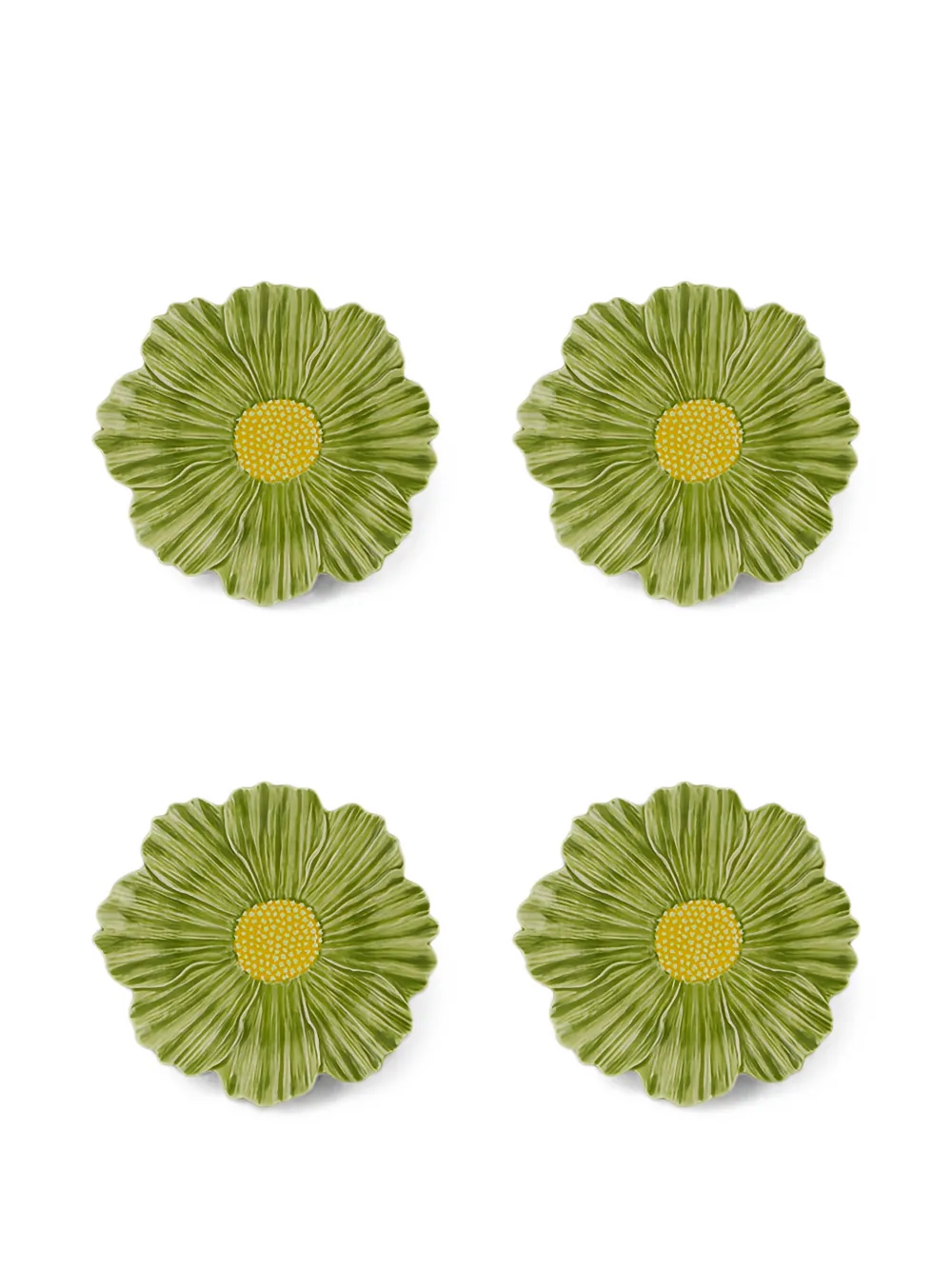 Bordallo Pinheiro Cosmos dessert plate (set of four) - Grün