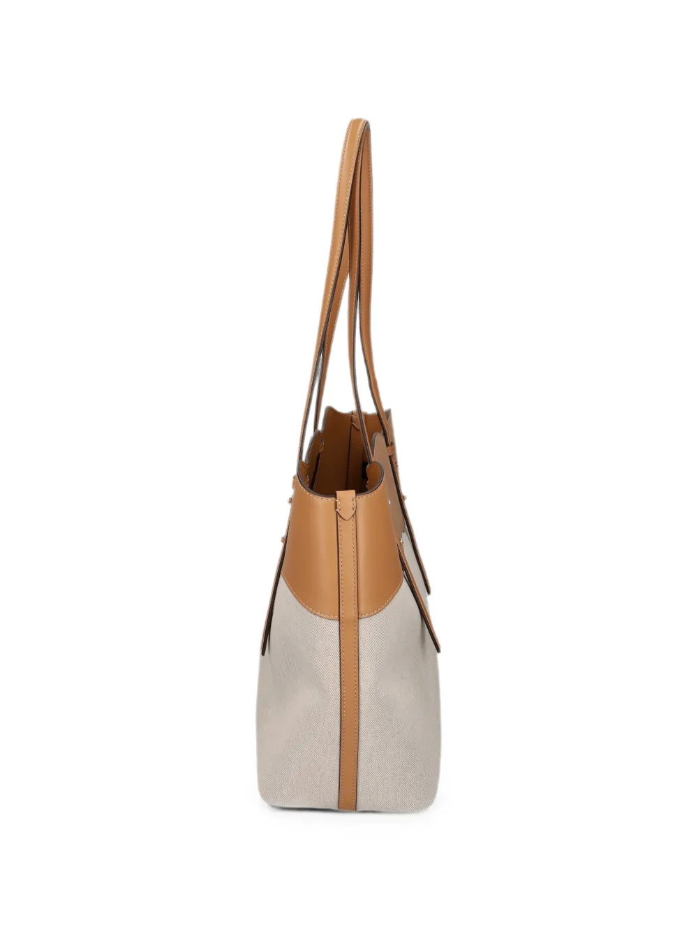 Kate Spade Schoudertas met leren vlakken Beige