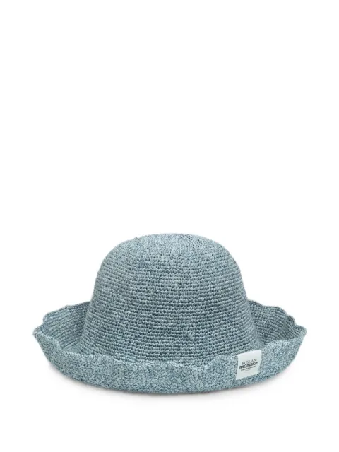 Ruslan Baginskiy scallop-edge interwoven bucket hat