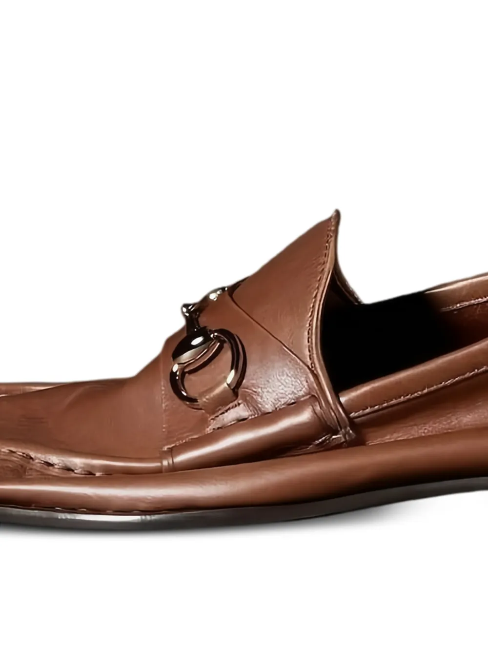Gucci Lugano Horsebit-detail Loafers | Brown