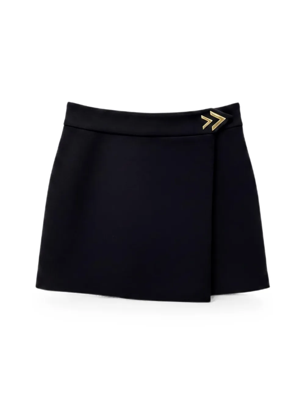 Valentino Garavani Mini-wikkelrok met VLogo-detail Zwart