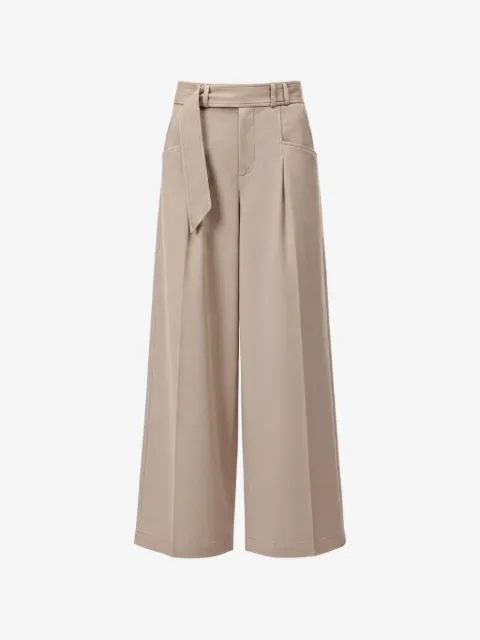 Closed Wes belted wide-leg trousers