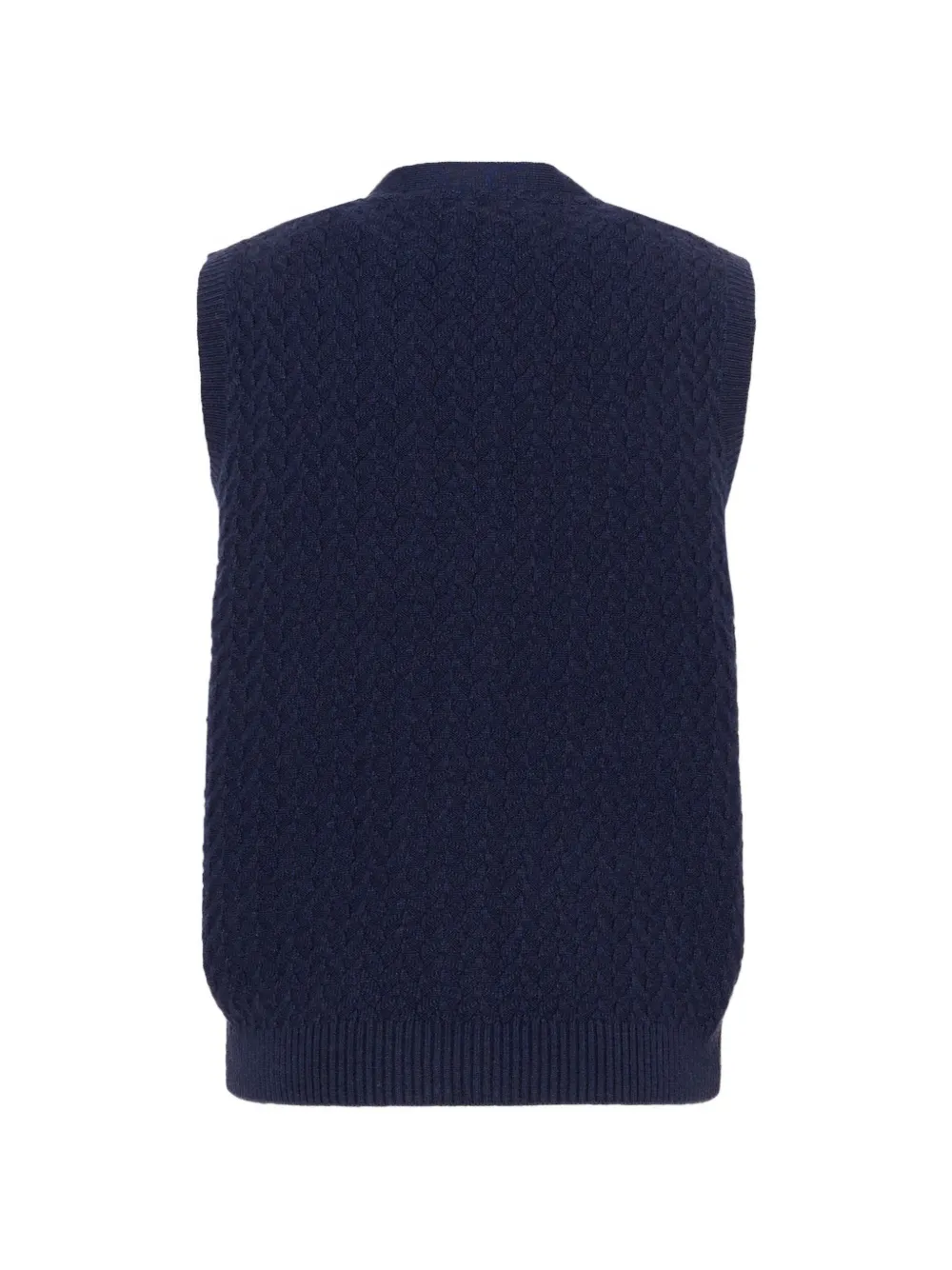 TRUSSARDI JUNIOR Kabelgebreid vest Blauw