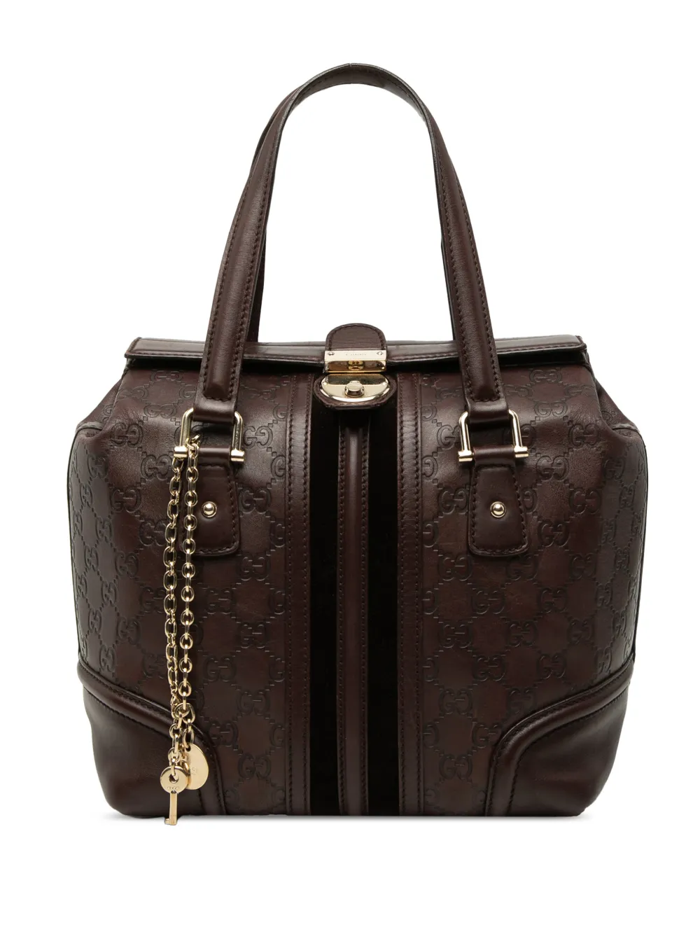 Gucci Pre-Owned 2000-2015 Guccissima Treasure handbag - Marrone