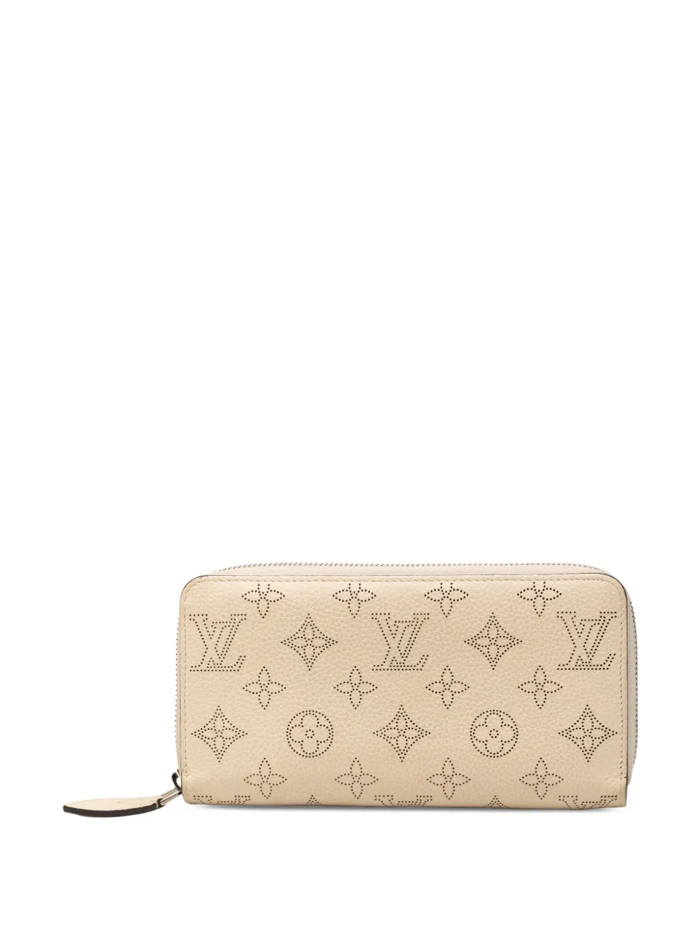 Louis Vuitton Pre-Owned 2016 Monogram Mahina Zippy Wallet long wallets - Bianco