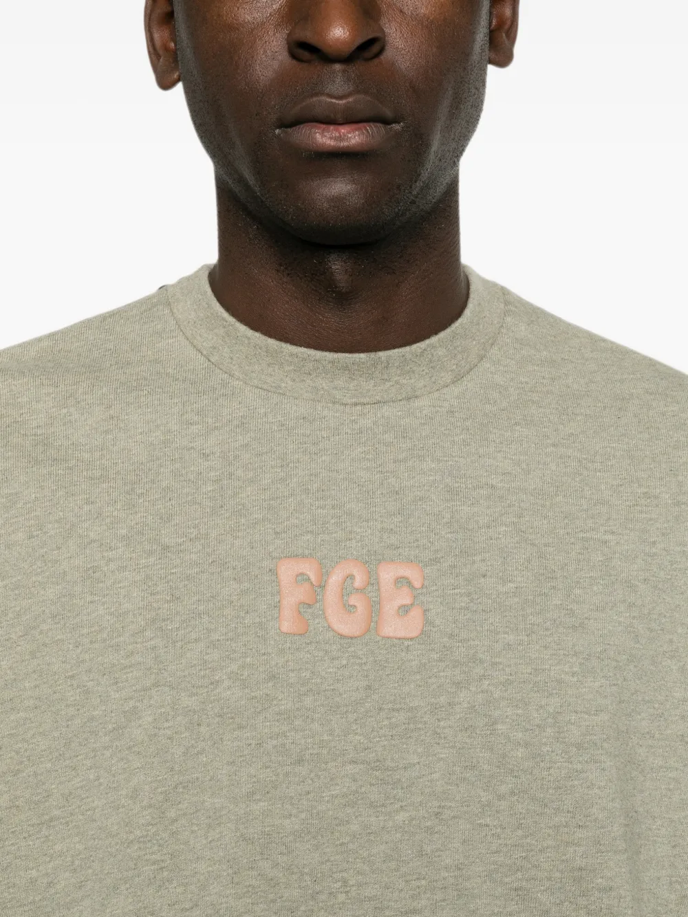FEAR OF GOD ESSENTIALS T-shirt met logoprint Groen
