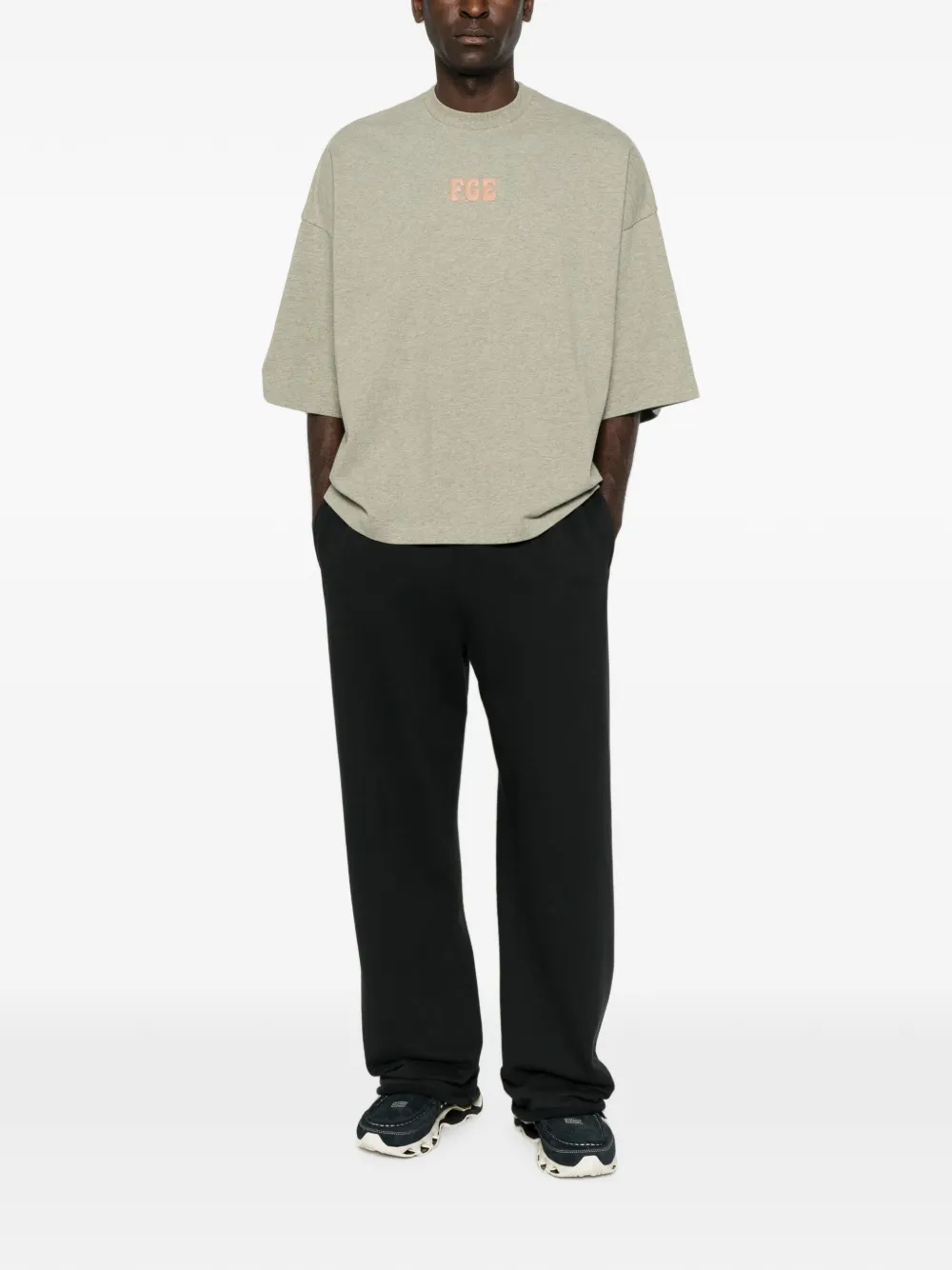 FEAR OF GOD ESSENTIALS T-shirt met logoprint Groen