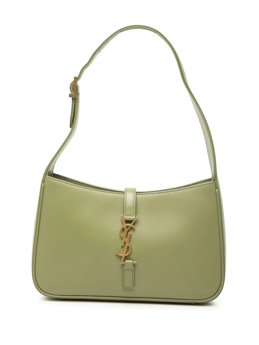 Saint Laurent Pre-Owned 2021 Smooth Calfskin Le 5 a 7 shoulder bag - Verde