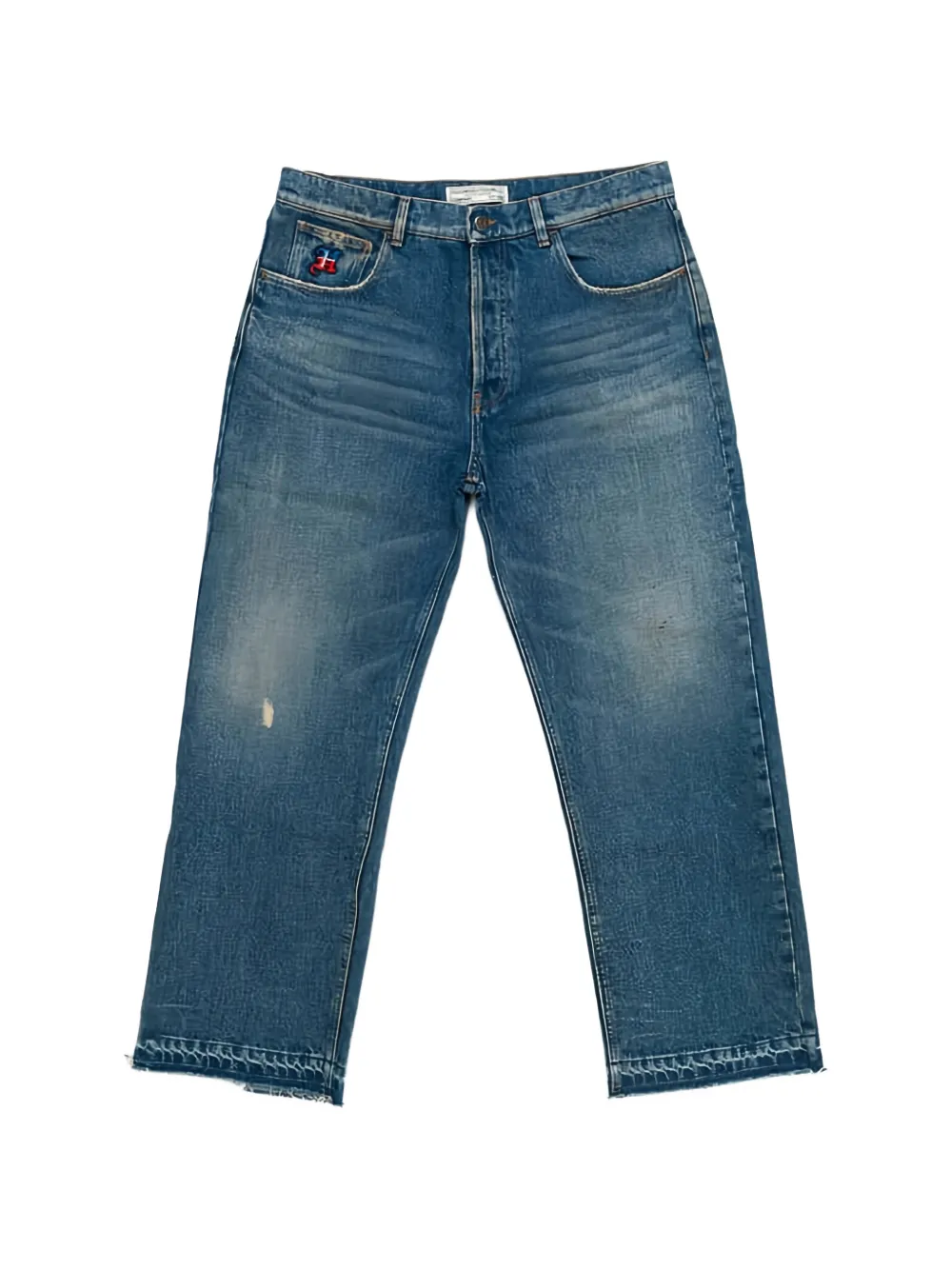 Htc Los Angeles Gatorade leather-patch jeans · 33