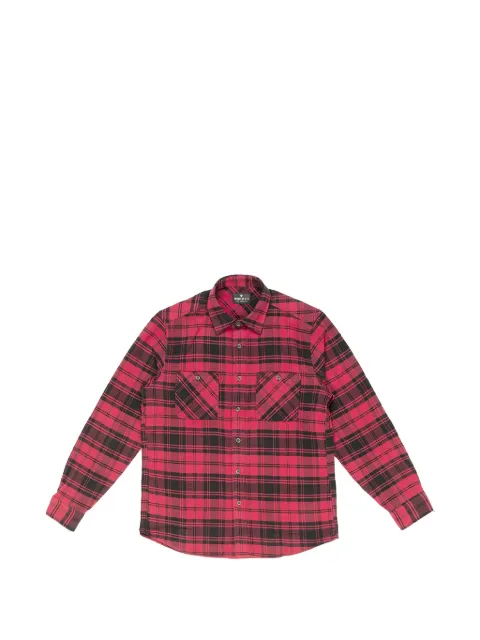 Htc Los Angeles logo-print check shirt
