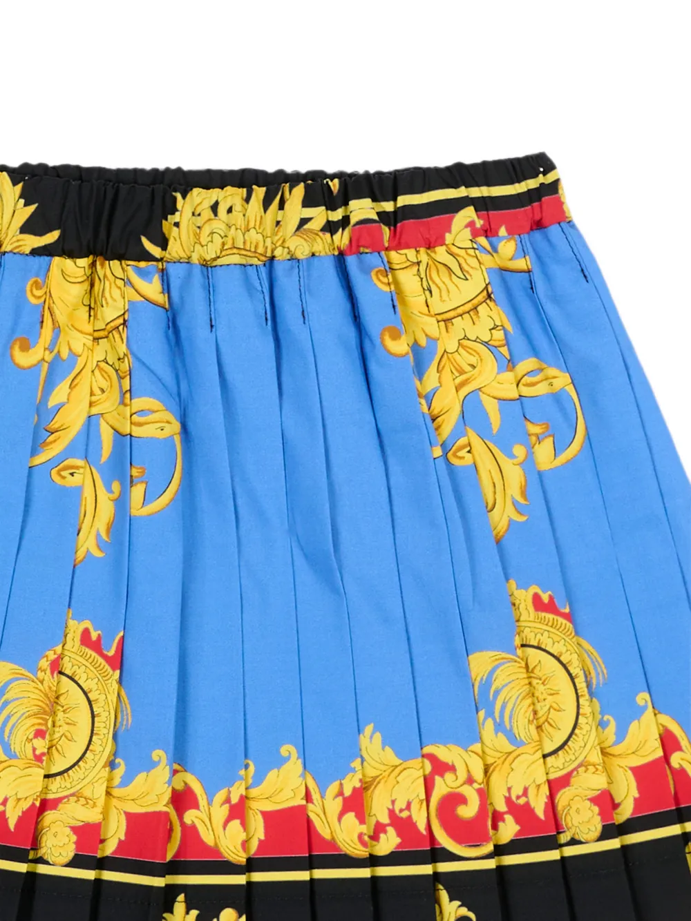 Versace Kids Plooirok Blauw
