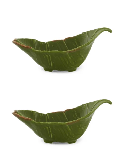 Bordallo Pinheiro x Nini Andrade Silva Banana da Madeira bowls (set of two)