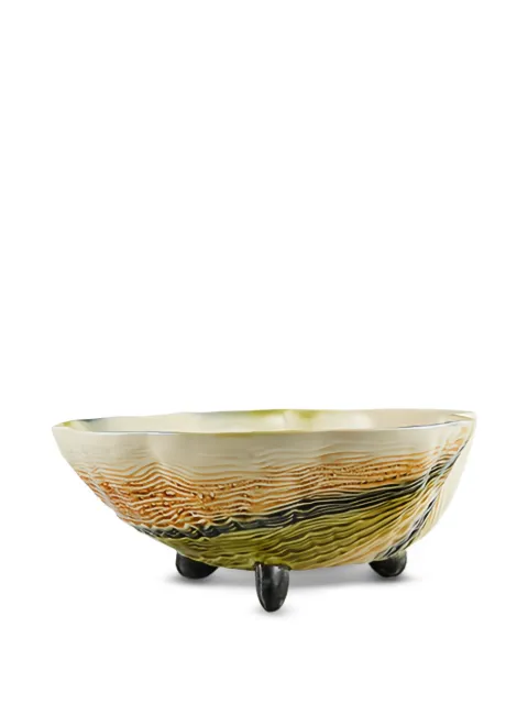 Bordallo Pinheiro shell-motif footed bowl