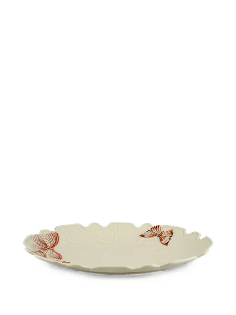 Bordallo Pinheiro x Claudia Schiffer Cloudy Butterflies platter (set of two)