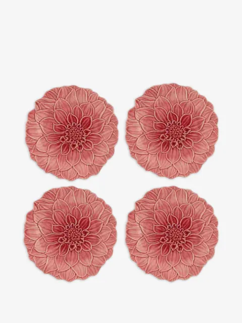 Bordallo Pinheiro Dália dessert plate (set of four)