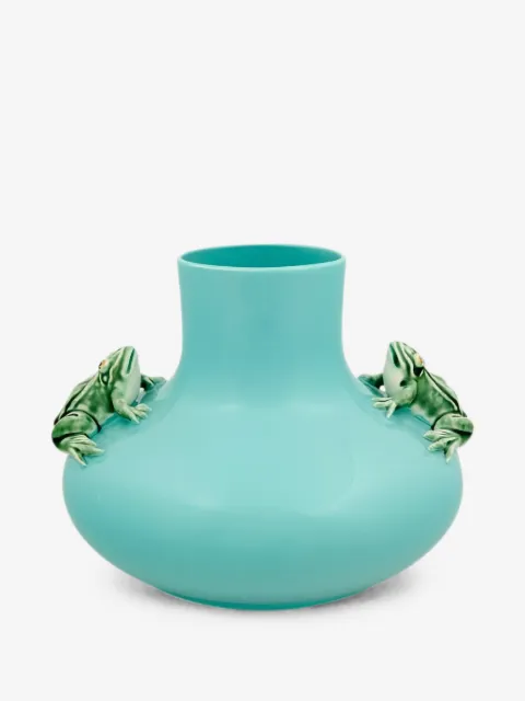 Bordallo Pinheiro large Duas Rãs vase 