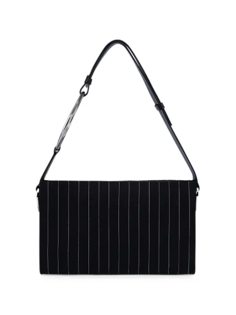 DONDUP pinstripe-pattern ring-detail tote bag