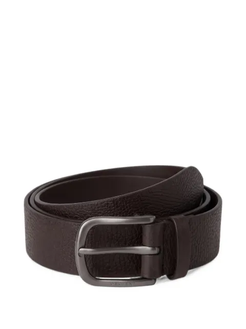 Orciani Dollaro grained leather belt