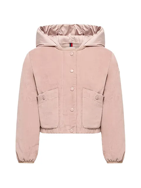 Moncler Enfant Quinley hooded corduroy jacket