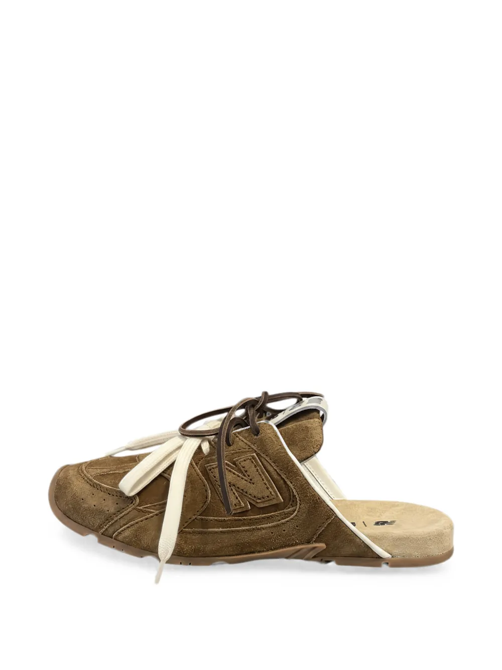 Miu Miu x New Balance Mules aus Wildleder - Braun