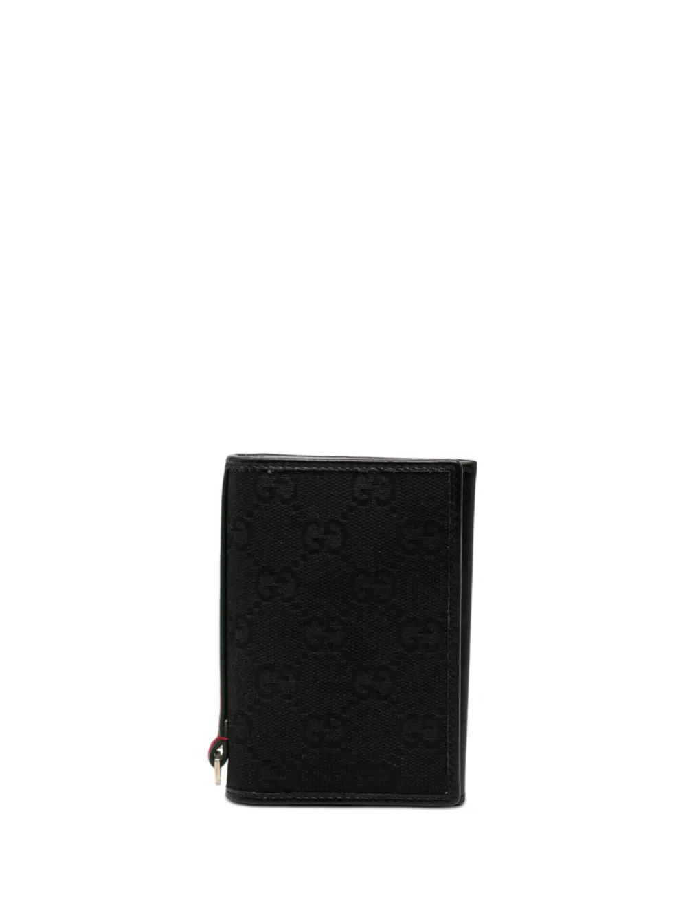 Gucci Pre-Owned 2000-2015 GG Canvas Web Bifold card holder - Nero