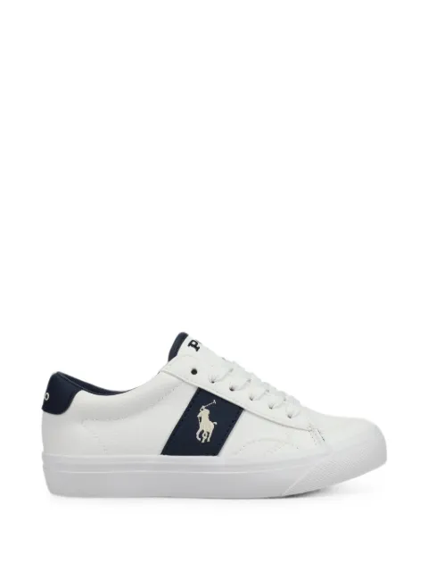 POLO RALPH LAUREN KIDS Riley logo-embroidered lace-up sneakers
