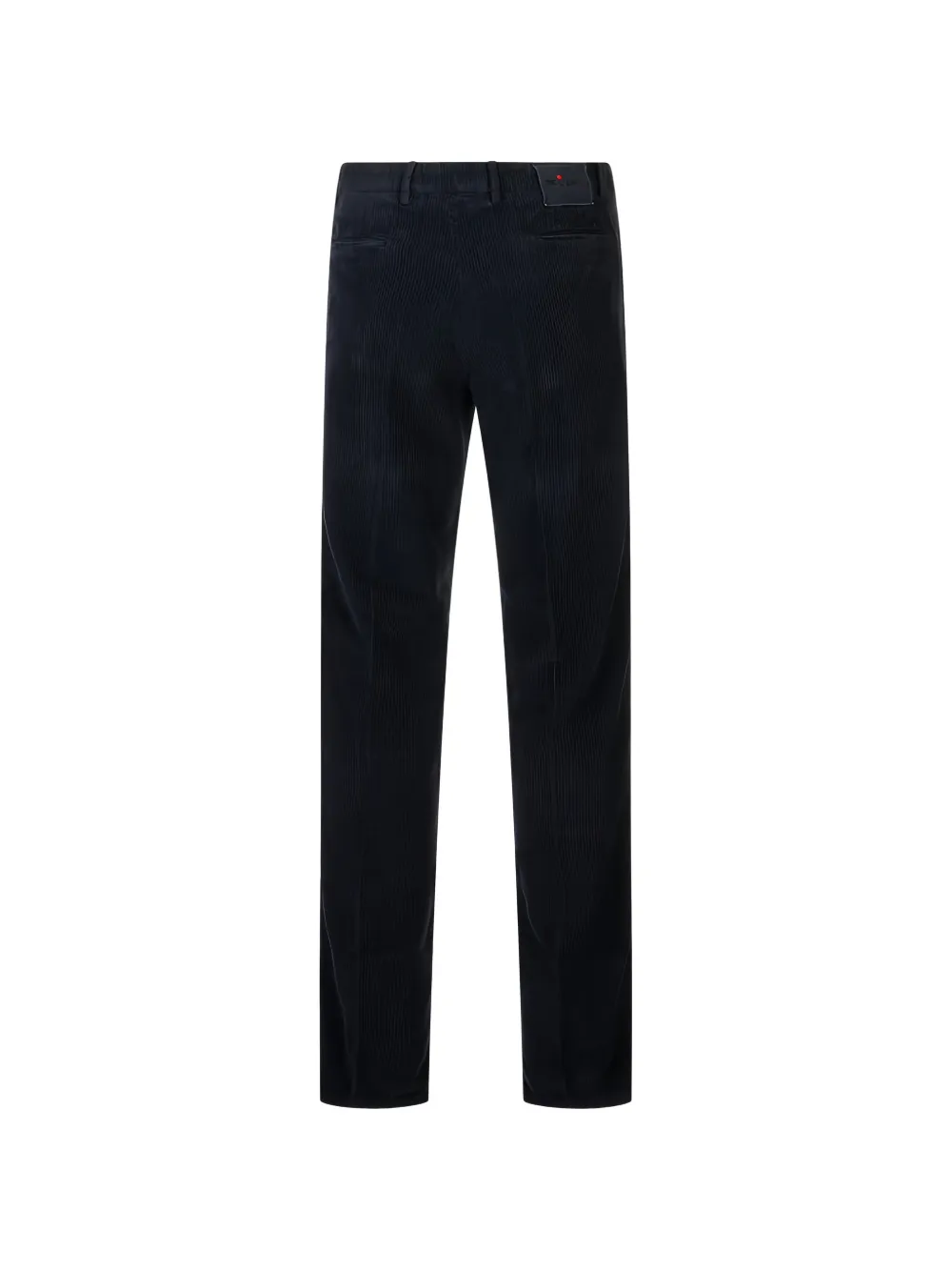 Kiton Ribfluwelen straight broek Blauw