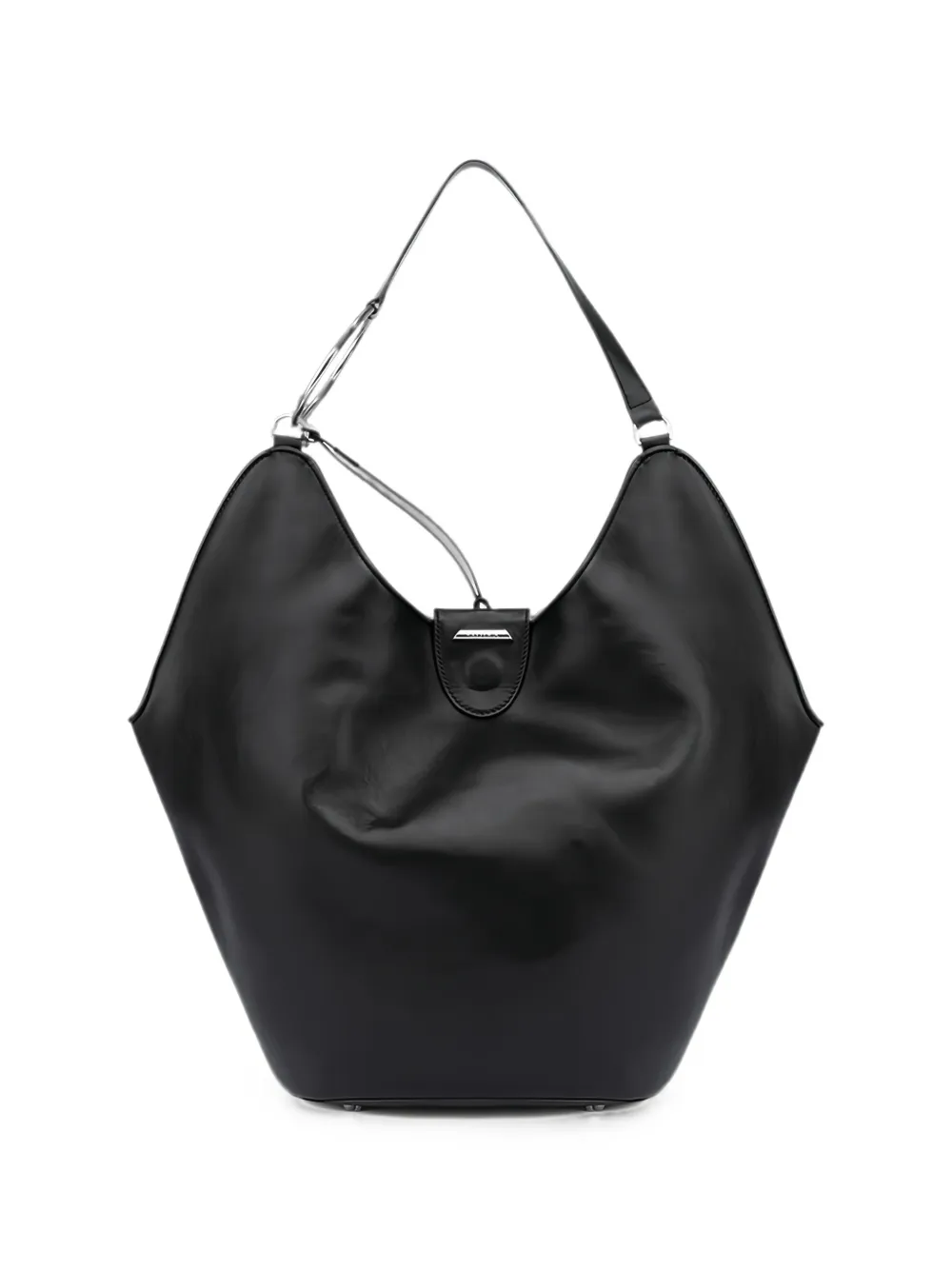 DONDUP ring-detail tote bag - Nero