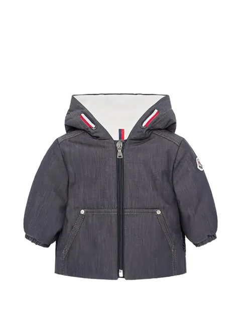 Moncler Enfant Alaric logo-patch hooded jacket