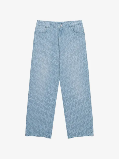 Casablanca monogram-pattern jeans