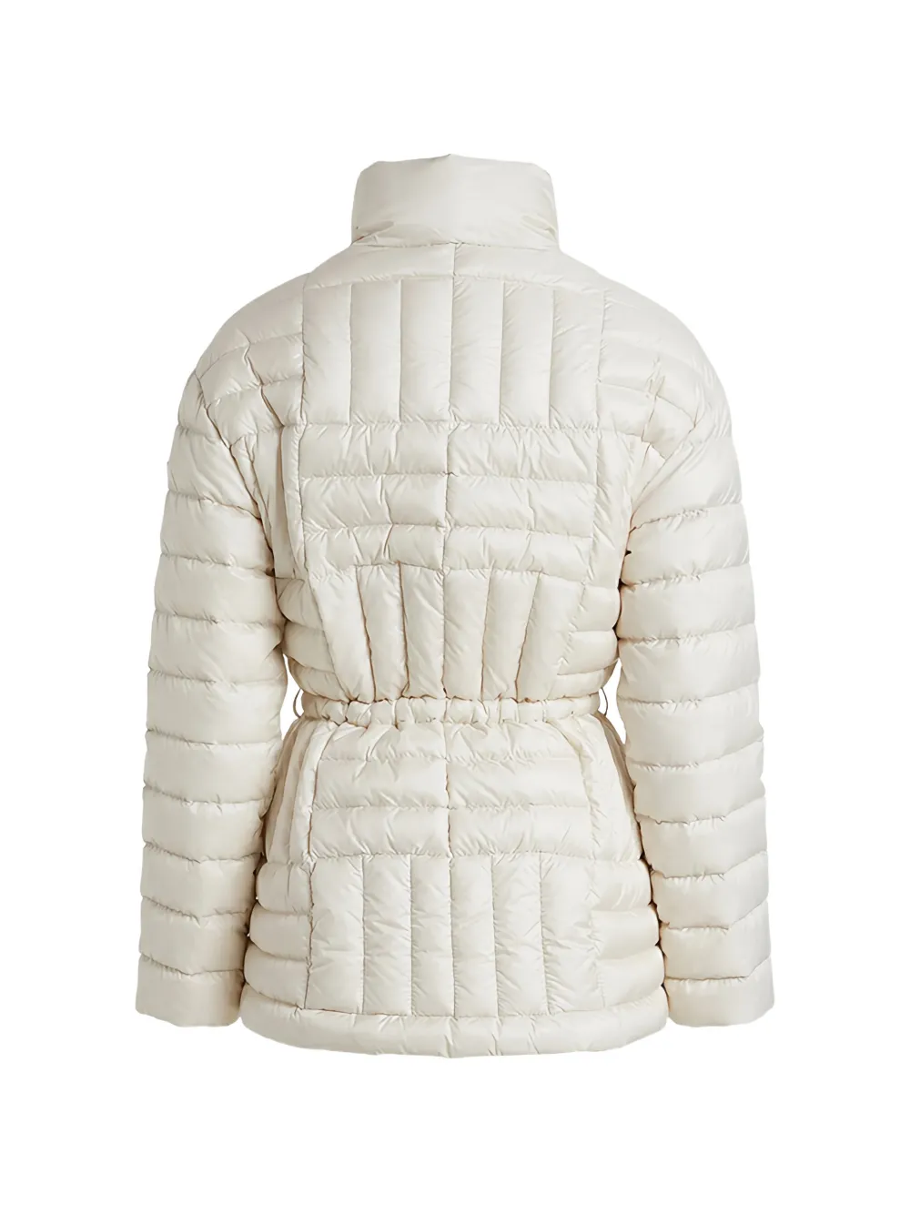 Moncler Jas met trekkoord Beige