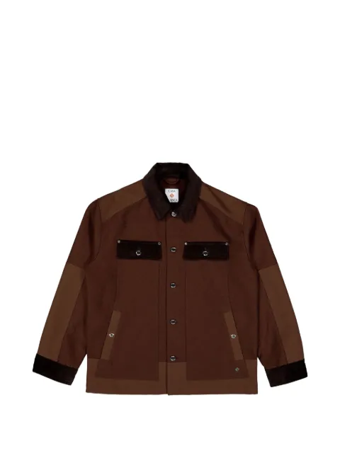Casablanca logo-jacquard long-sleeve jacket