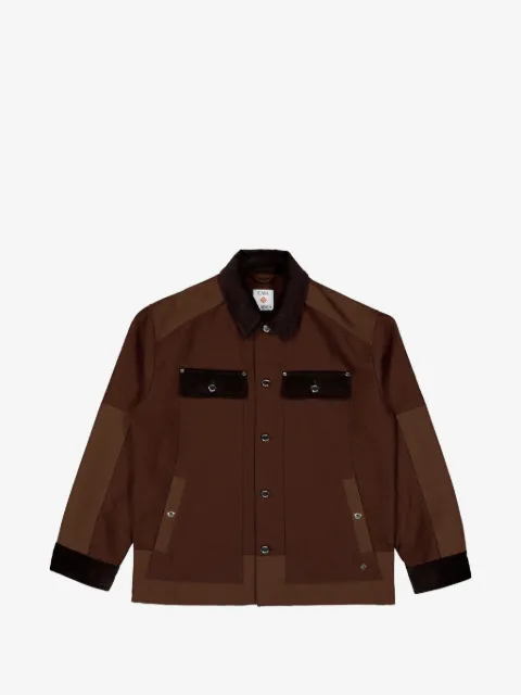 Casablanca logo-jacquard long-sleeve jacket