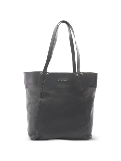 Bvlgari Pre-Owned logo leather shoulder bag