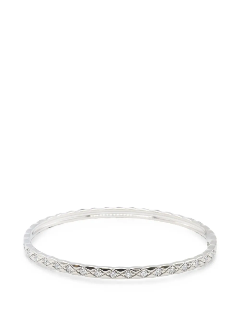 CHANEL Pre-Owned Coco Crush diamond bracelet - Silver