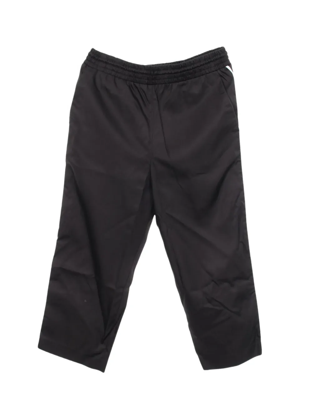 Prada Pre-Owned logo-plate track pants - Nero
