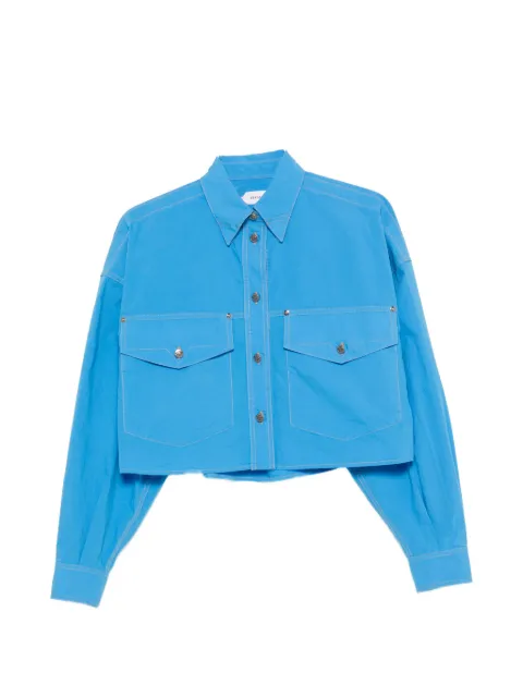 Versace pointed-toe cropped jacket