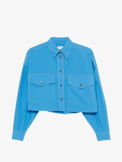 Versace pointed-toe cropped jacket