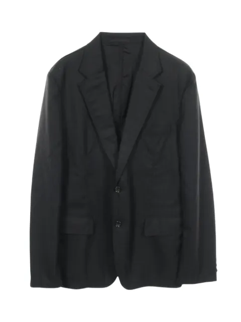 Comme des Garçons Homme single-breasted striped tailored wool blazer