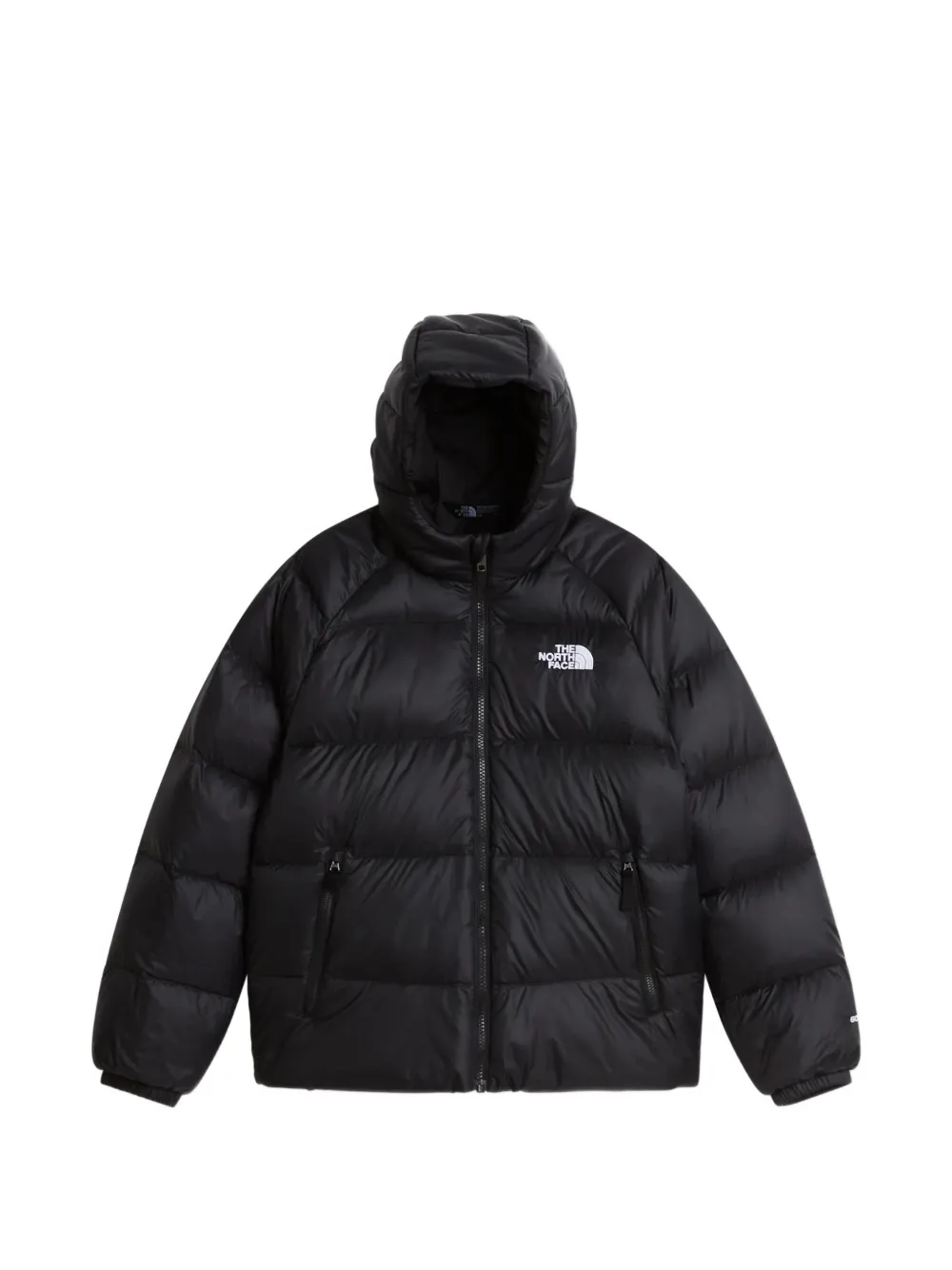 The North Face Kids quilted hooded jacket - Nero