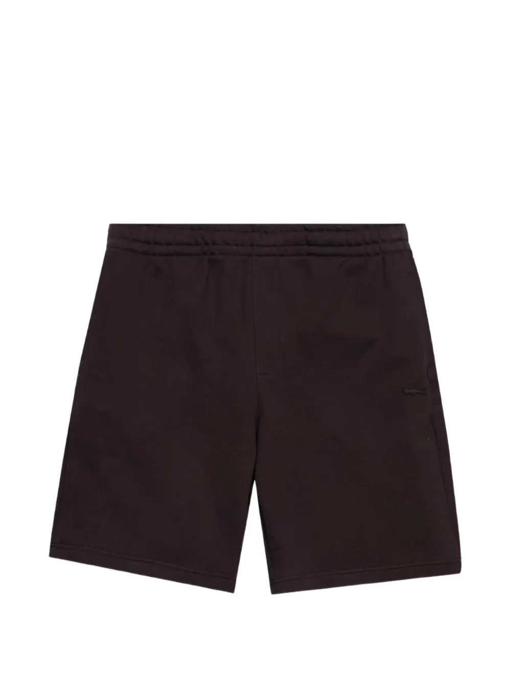 Lacoste logo-embroidered drawstring shorts - Marrone