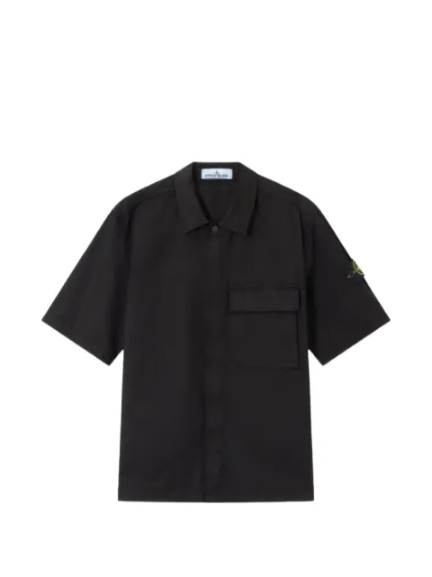 Stone Island camisa con parche del logo