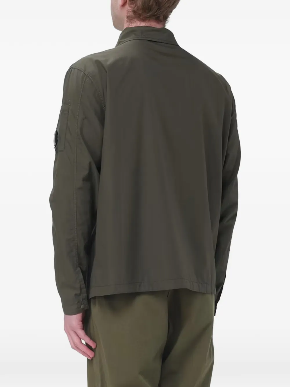 C.P. Company Ripstop shirtjack met Lens-detail Groen