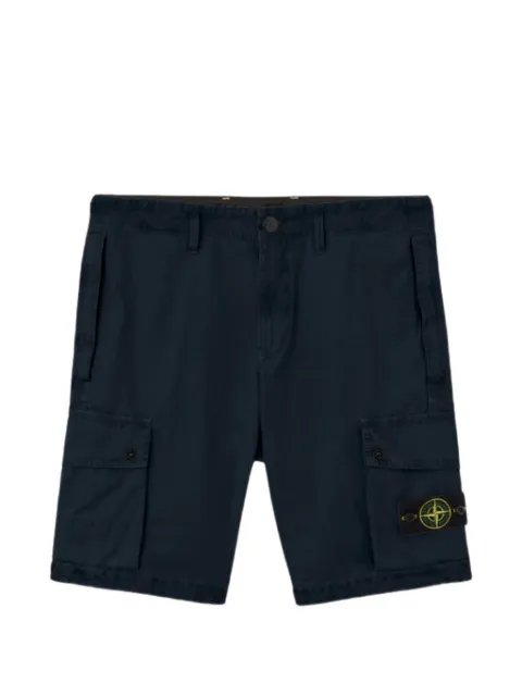 Stone Island logo-patch cargo shorts