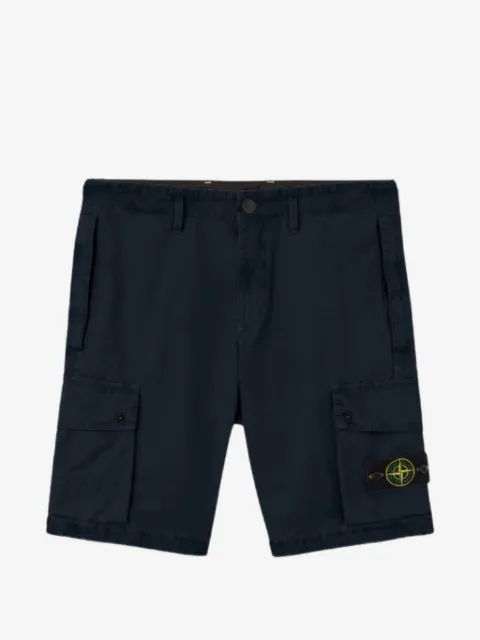 Stone Island logo-patch cargo shorts