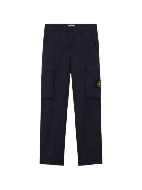 Stone Island pantalones rectos con parche del logo