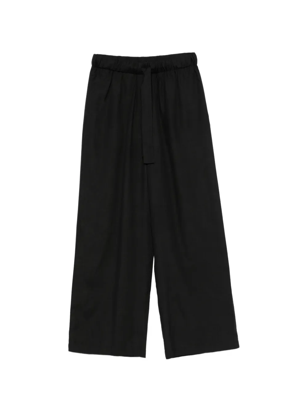 TOTEME straight-leg trousers - Black